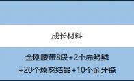 剑灵 金刚腰带快速成长方法