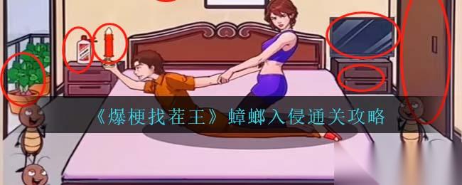 爆梗找茬王蟑螂入侵通关全攻略