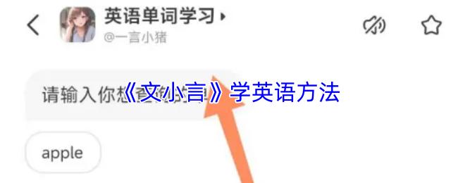 文小言 学英语方法