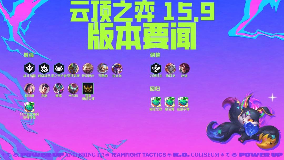 云顶之弈15.9BUG修复一览