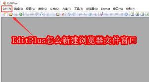 EditPlus如何新建浏览器文件窗口