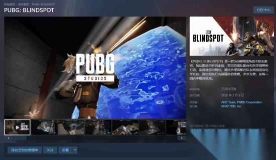 俯视角战术射击 PUBG: BLINDSPOT 登陆Steam 预计2月5日开启抢先体验