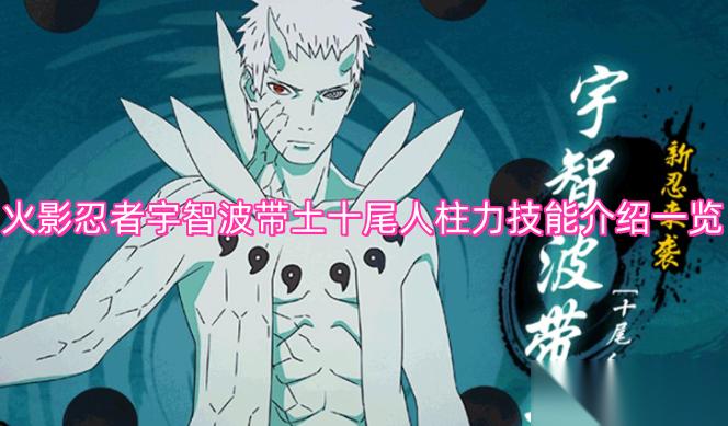 火影忍者宇智波带土十尾人柱力技能介绍介绍