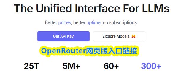 ‌OpenRouter‌网页版入口链接