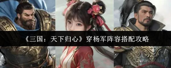 三国：天下归心 穿杨军阵容搭配攻略