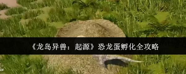 龙岛异兽：起源 恐龙蛋孵化全攻略