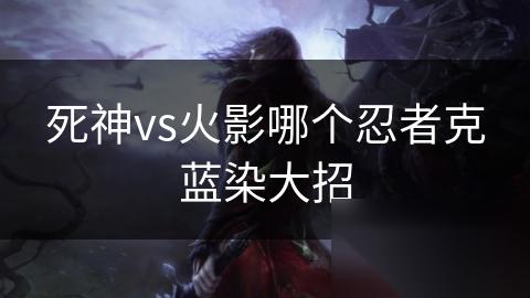 死神vs火影哪个忍者克蓝染大招