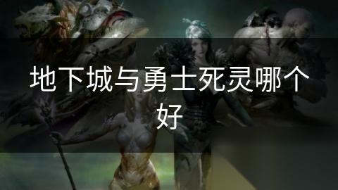 地下城与勇士死灵哪个好