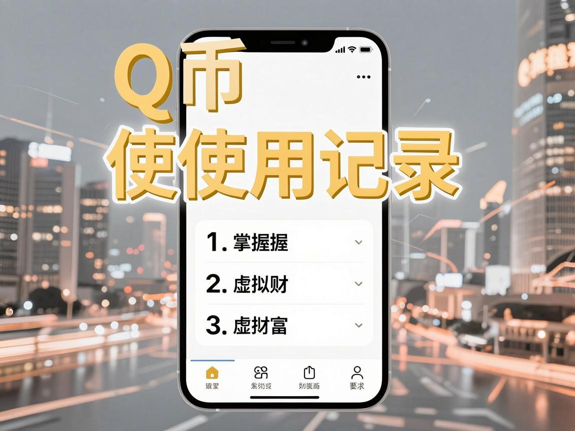 Q币使用记录安卓应用，掌握你的虚拟财富