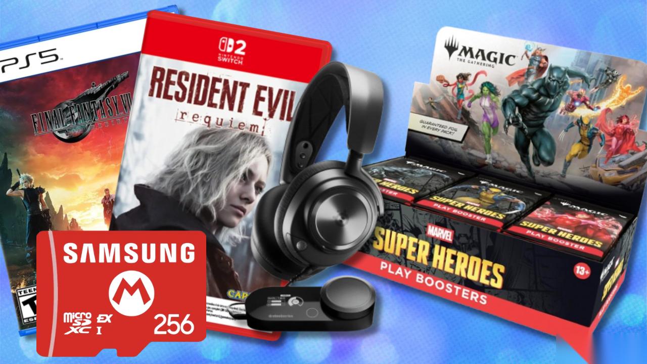 今日特惠 Switch 2 存储卡 Resident Evil Requiem MTG x Marvel 等更多内容