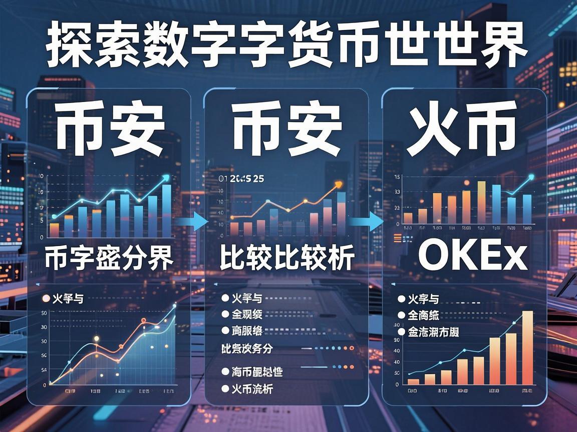 探索数字货币世界，币安、火币与OKEx的比较分析