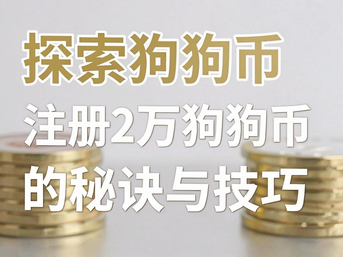 探索狗狗币，注册2万狗狗币的秘诀与技巧